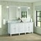 James Martin Vanities 72'' Double Vanity, Bright White w/ 3 CM Victorian Silver Quartz Top 424-V72-BW-3VSL - alternate 2